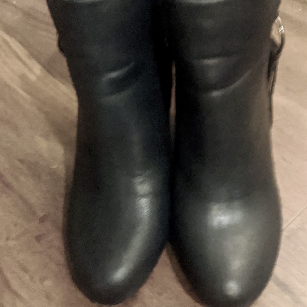 𝅺NEW 3" Black Heel Slip-on Boot
